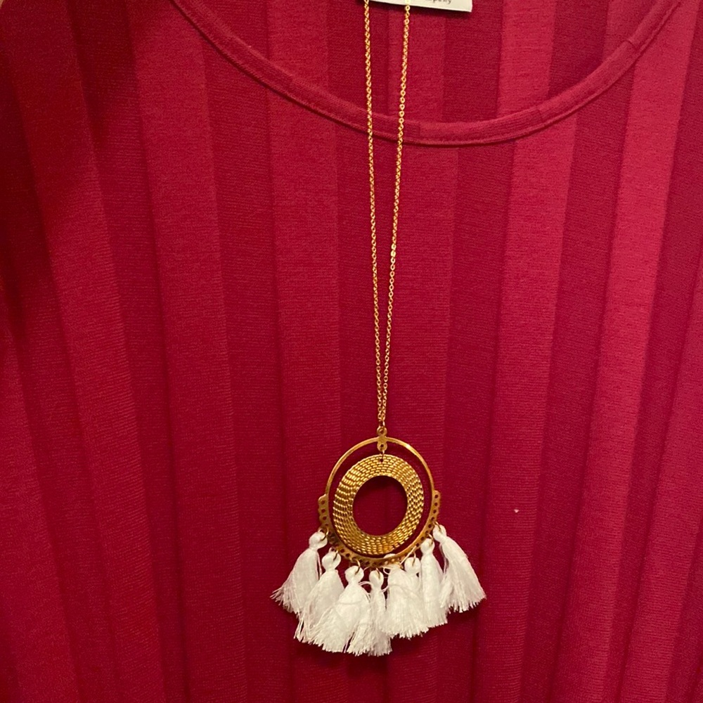 Boho tassel necklace